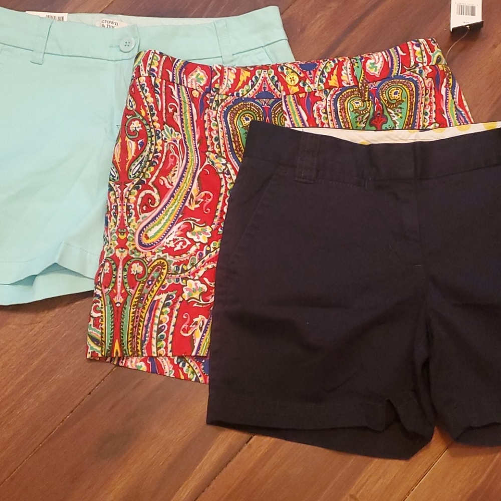 Bundle of 3 Pairs NWT Wimens Shorts Size 2